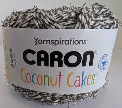 Caron Coconut Cakes Yarn - #84006 Licorice - cotton/polyester - 1 cake - Image 1 of 3