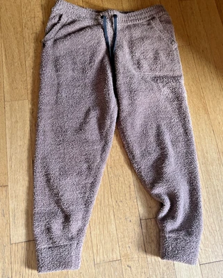 Pantalones de salón Natori súper suaves talla M tostados oso de peluche polar acogedor jogger Foto 1 de 4