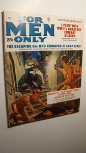 MEN'S ADVENTURE MAG - FOR MEN ONLY *NICE COPY* 1962 WAR SEA BATTLES NAUTILUS - Picture 1 of 1