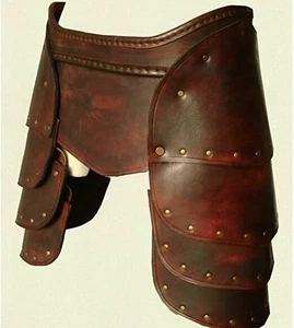 Medieval Leather Skirt Lady Renaissance Warrior Armor Gladiator Cosplay D01/04 - Picture 1 of 6