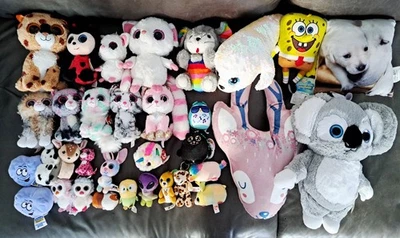 KUSCHELTIERE 40x Plüschtiere 🧸 Konvolut Stofftiere Glubschis Nici TY Sammlung - Bild 1 von 4