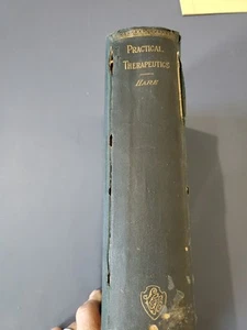 Practical Therapeutics By Hobart Hare 1895 Lea Brothers 5th Edition  - Imagen 1 de 12