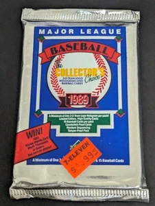 1989 UPPER DECK Baseball Low Series (1) SEALED PACK FROM BOX KEN GRIFFEY Jr RC - Picture 1 of 2