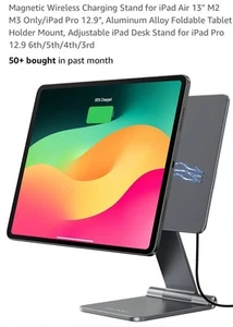 KUXIU X33 Pro Max Foldable Magnetic Charging Stand Holder for iPad Pro 12.9/air1 - Afbeelding 1 van 13