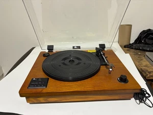 1ByOne Belt Drive Turntable BS003 Record Player Bluetooth Built-in Pre-amp - Picture 1 of 15