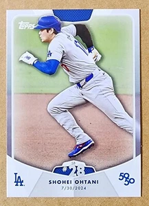 2024 Topps Shohei Ohtani 50/50 Stolen Base #28 SB #60 MVP Los Angeles Dodgers - Picture 1 of 2