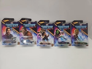Hot Wheels GUARDIANS OF THE GALAXY VOL 2 WALMART EXCLUSIVE Lot of 5 - 2016 NEW - Picture 1 of 12
