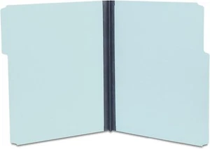 Pressboard File Folders 3 Tab Letter Blue 25/Box - Picture 1 of 5