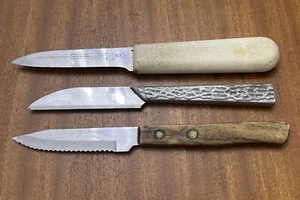 Vintage #1 kleines Gemüsemesser 3er Set Küchenutensilien - Bild 1 von 2