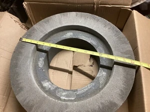 Industrial 16” GRINDING WHEEL 4” Wide, 8” Bore 3” Deep, 46 Lbs, See Desc/Pics - Picture 1 of 21