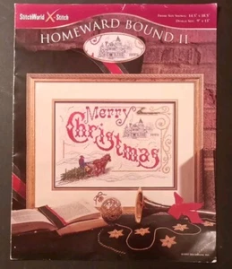 HOMEWARD BOUND II - StitchWorld X-Stitch - 9" x 13" CHRISTMAS SAMPLER - Picture 1 of 3