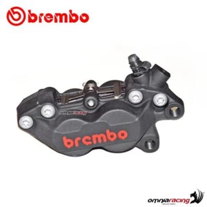 Brembo brake caliper right front P4.30 / 34 black 40mm mounting red logo P4-40C - Picture 1 of 10