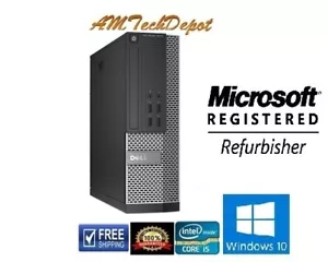 Dell Optiplex 7010 Core i5 3.2Ghz 16GB Win10 Pro 64-BIT 1 TB HDD W/Dual Display - Picture 1 of 4