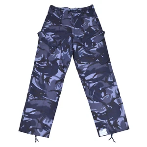 NEW British Army Issue Combat Pants Small Short 75/72/88 Blue OPFOR Camo Rare - Picture 1 of 7
