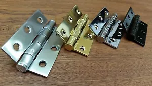 3" BALL BEARING BUTT HINGES MULTIPLE FINISHES - Picture 1 of 5