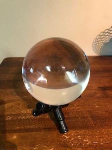 Authentic mystic crystal ball. Very heavy at just under 10 pounds. Perfect New o - Picture 1 of 5