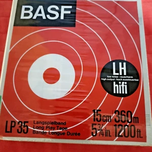 BASF Low Noise HiFi Blank Long Play Reel-to-Reel Audiotape (15 cm | 360 m) - Picture 1 of 8
