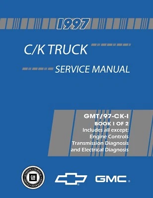 Chevrolet y GMC 1997 C/K Truck manual de servicio (2 libros) Foto 1 de 4
