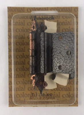 Amerock петля кованая антикварная медь 1 пара T-1638-AC NOS неиспользованный запас винтажный - Изображение 1 из 4