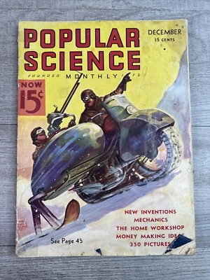 Popular Science Monthly Magazine / December 1936 / Inventions / Mechanics - Image 1 of 4