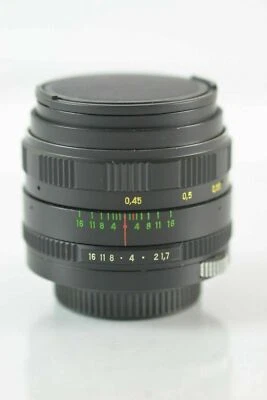 US Seller Zenitar-M 50mm f1.7 CLA Russian Bokeh portrait Lens DSLR M42 Mount - Image 1 of 4