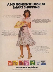 1979 No Nonsense Strumpfhose Strumpfhose 1-seitig MAGAZINANZEIGE - Bild 1 von 1