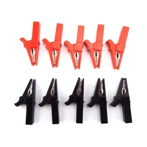 Crocodile Clamp Insulated Test Alligator Clip Cable Probe With 4mm Banana Jack - Picture 1 of 7