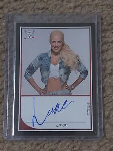 2016 Topps WWE Road To WrestleMania Silver LANA On Card Autograph Auto 99/99! 