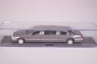LE5766 KINGSMART 1/38 1:38 Lincoln town car stretch limousine 1999 gris métal