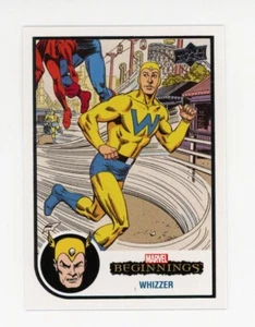 2022 Upper Deck Marvel Beginnings #48 Whizzer Trading Card WHITE BORDER - Picture 1 of 1