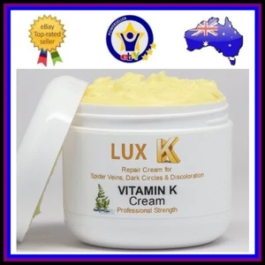 LUX VITAMIN K CREAM Eliminate Spider Varicose Veins Scars Rosacea Capillaries - Picture 1 of 5