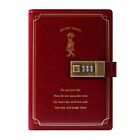 PU Leather B6 Retro Style Diary Notebook with Lock Personal Diary for Boys Girls