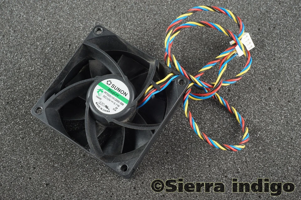 Sunon PF70251VX-Q000-S99 DV12V 3.7W 70mm x 25mm 4-Pin 4-Wire Fan - Image 1 of 1