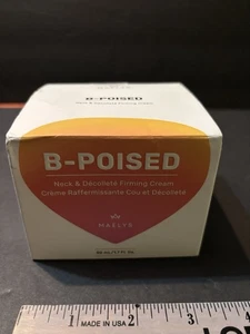 Maelys B-POISED Neck & Décolleté Firming Cream 1.7 oz Sealed Box New Exp 4/2025 - Foto 1 di 6