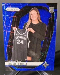 2024 Panini Prizm WNBA Elizabeth Kitley RC Rookie Blue Velocity Prizm Aces. 140 - Picture 1 of 2