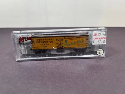 Atlas N Scale Train 41568 Wood Reefer GLENBEULAH CANNING Northern Car Co 3630 - Image 1 of 4
