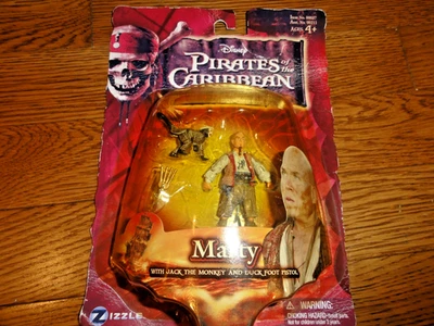 Фигурка Марти из Disney Pirates of the Caribbean с пистолетом Jack the Monkey & Duck Ft - Изображение 1 из 4