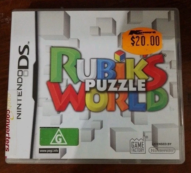 NINTENDO DS RUBIK'S WORLD CASE & BOOKLET And Game - Image 1 of 4