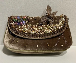Mary Frances Beaded Dragonfly Handbag Crossbody-Very Nice! - Picture 1 of 14