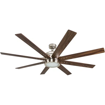 Honeywell Xerxes Ceiling Fan, Quiet Motor & Remote Control, 62", Brushed Nickel - Image 1 of 4