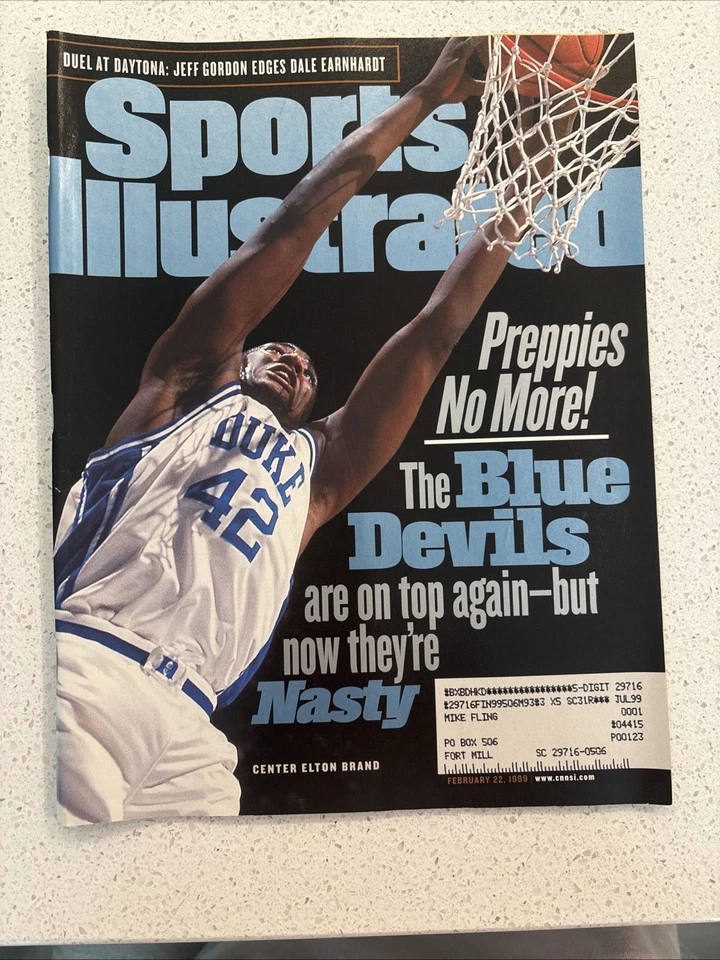 Sports Illustrated 22 de febrero de 1999 marca Elton Duke Blue Devils Foto 1 de 1