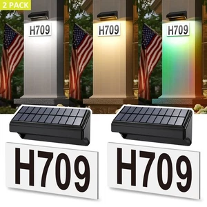 2/4PCS Solar Fence Lights Waterproof Solar Wall Lights for Backyard Porch Patio - Picture 1 of 7