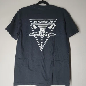 Camiseta De Colección Azul Marino ATKRON 35 VA-35 Escuadrón Serpiente Talla Grande Panteras Negras - Imagen 1 de 6