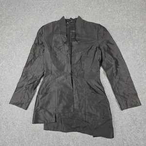 ZIMMERMANN Blazer Womens XSMALL Black long Sleeve silk jacket Size XS 0 - Picture 1 of 11