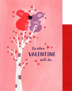 Happy Valentine's Day Koala Bear Bears Lover Partner Husband Wife Hallmark Card - Picture 1 of 3