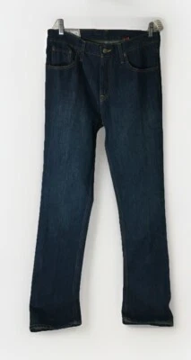 NEW John B Stetson Co Mens Slim Straight Jeans Size 33 X 36 Blue Denim Cowboy - Image 1 of 4