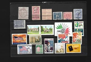 World Revenues & Seals- Queen Victoria,Canada,Peru, Brazil,Denmark,US Patriotics - Picture 1 of 1