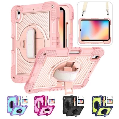 Rotating Shockproof Stand Case Cover For iPad 11th 10th 9th 8/ 7th Gen Xmas Gift - Image 1 of 4