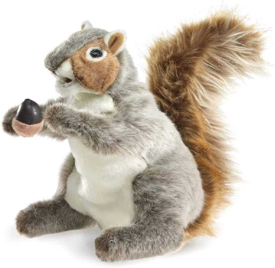 Folkmanis Gray Squirrel Hand Puppet