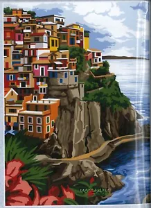 VIBRANT COLOR PORTOFINO NEEDLEPOINT KIT BY SEG DE PARIS - Picture 1 of 1